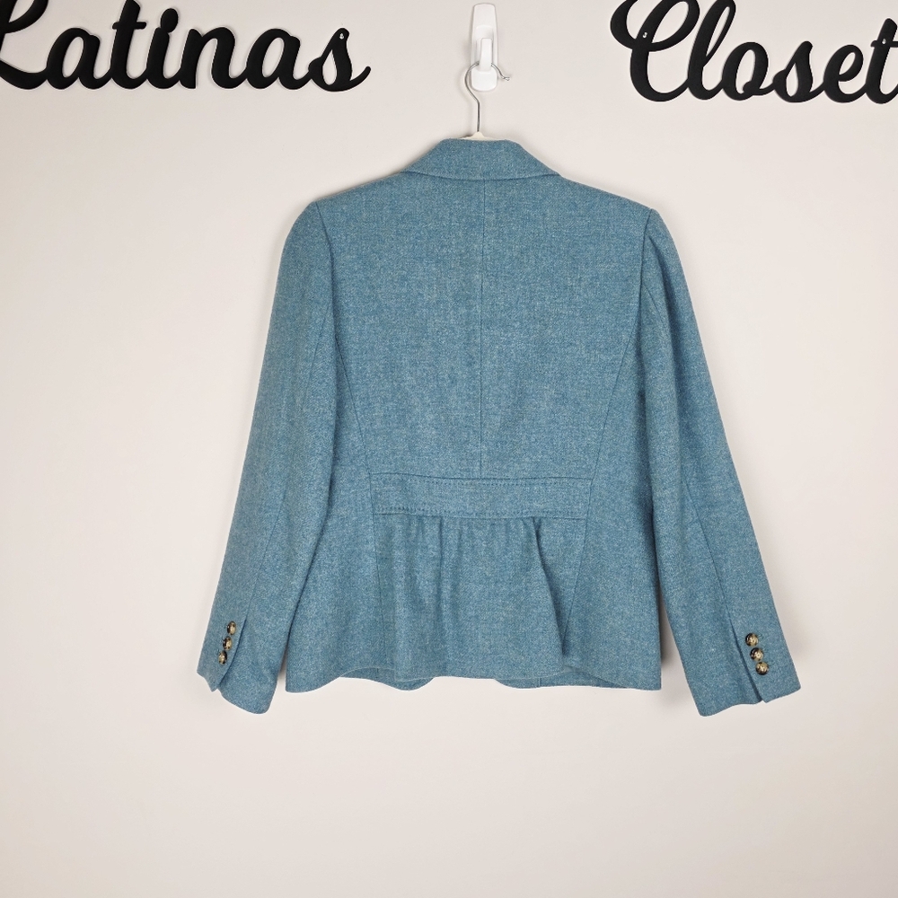 Talbots Wool Blend Double Breasted 2-button Schoo… - image 5